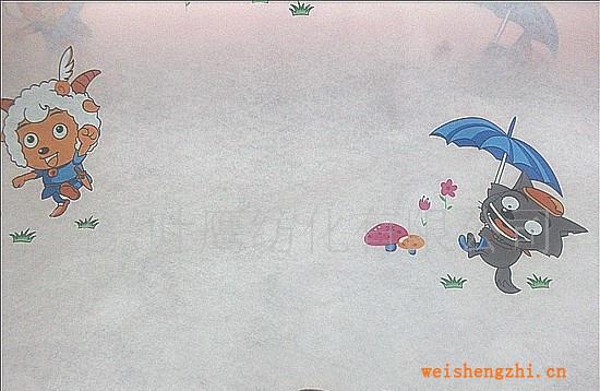 供應(yīng)水刺印花無紡布