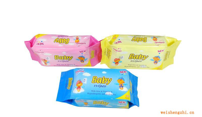 嬰兒濕巾/BABYWIPES---80抽嬰兒柔濕巾，護膚濕巾
