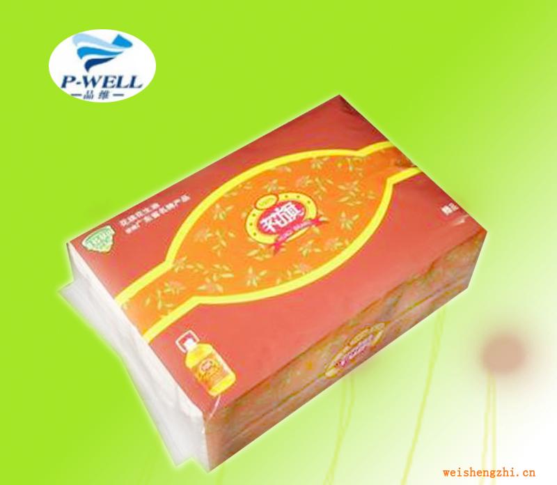 品維紙業(yè)廠家專業(yè)訂制各種規(guī)格軟包面巾，盒裝紙巾，廣告餐巾等
