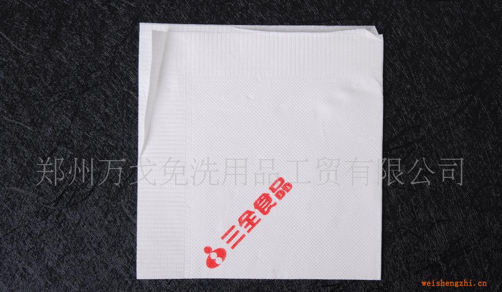 廠家專業(yè)訂制330雙層滿花酒店餐巾紙