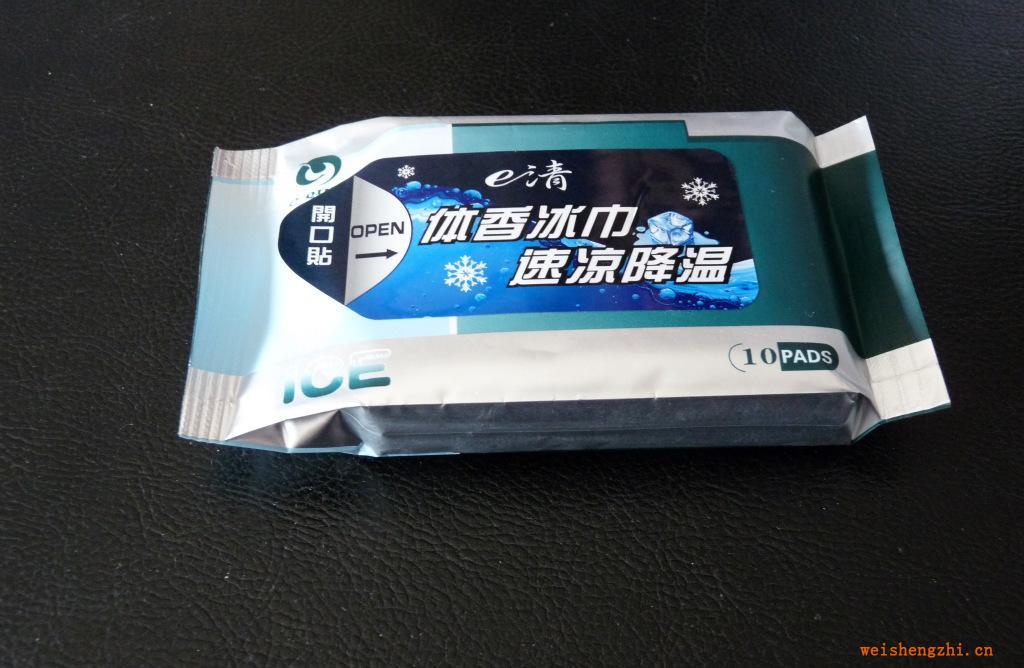 長(zhǎng)春龍洋公司供應(yīng)e清10片啟封薄荷清涼濕巾