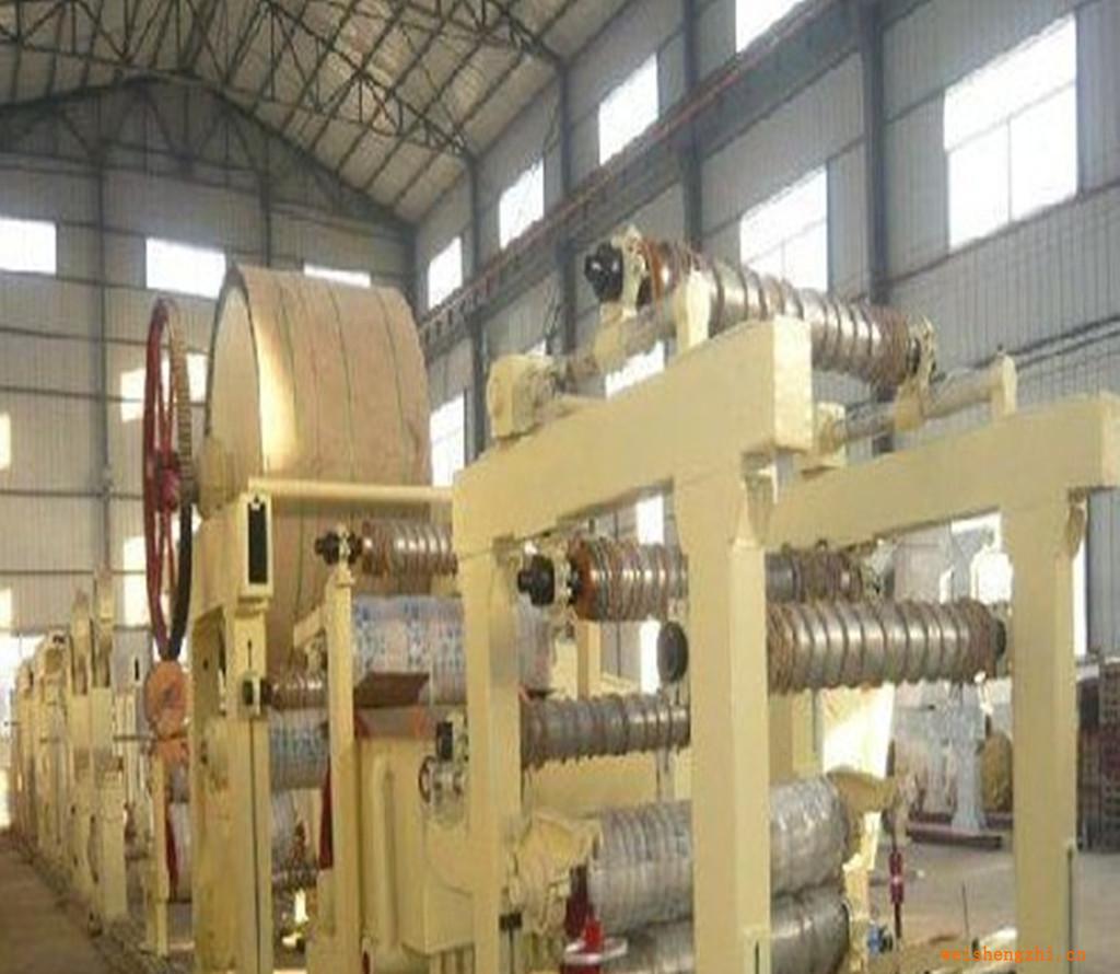 供應2200mm全自動造紙機，造紙設備，箱板紙造紙機廢紙造紙機