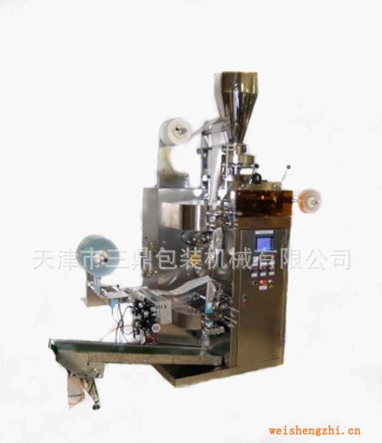 生產(chǎn)批發(fā)帶線帶標(biāo)簽茶葉包裝機內(nèi)外袋茶葉包裝機