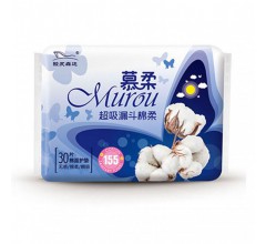 慕柔155mm衛(wèi)生護墊 30片